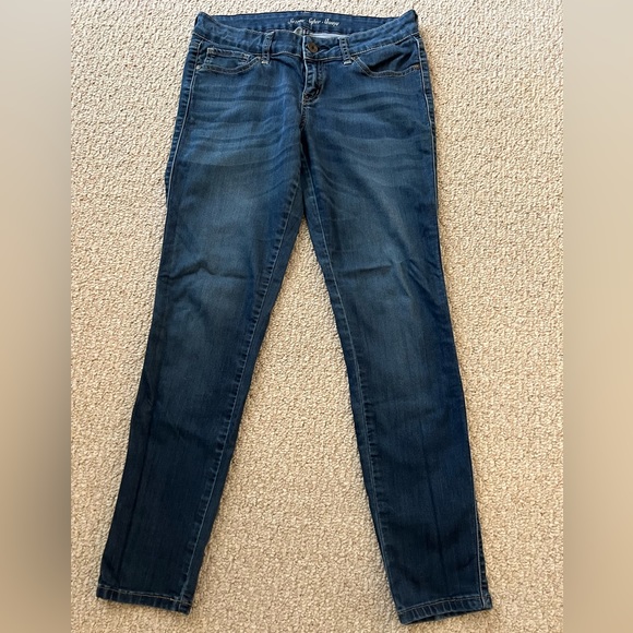 G By Guess Suzette Super Skinny Blue Jeans 30” waist - Picture 1 of 3